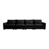 Oversized 157.5" Corduroy Cloud Modular 4-seater Sectional Sofa with Big Deep Seat, 4-Piece Free combination Sofa - 4 of 4