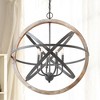 Capital Lighting Bluffton 6 - Light Pendant in  Iron/Wood - 2 of 4