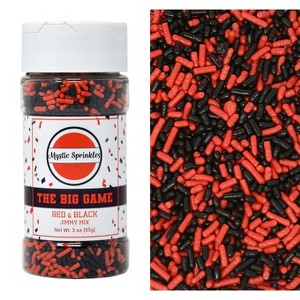 Mystic Sprinkles The Big Game: Red & Black Jimmy Mix 3oz Bottle - 1 of 4