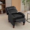 Hyleory Pushback Recliner Chair Faux Leather Armchair Push Back Recliner with Rivet Decoration Single Sofa Accent Chair for Living Room - 4 of 4