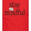 Men's - Instant Message - Stay Mindful Flower Short Sleeve Graphic T-Shirt - 2 of 4