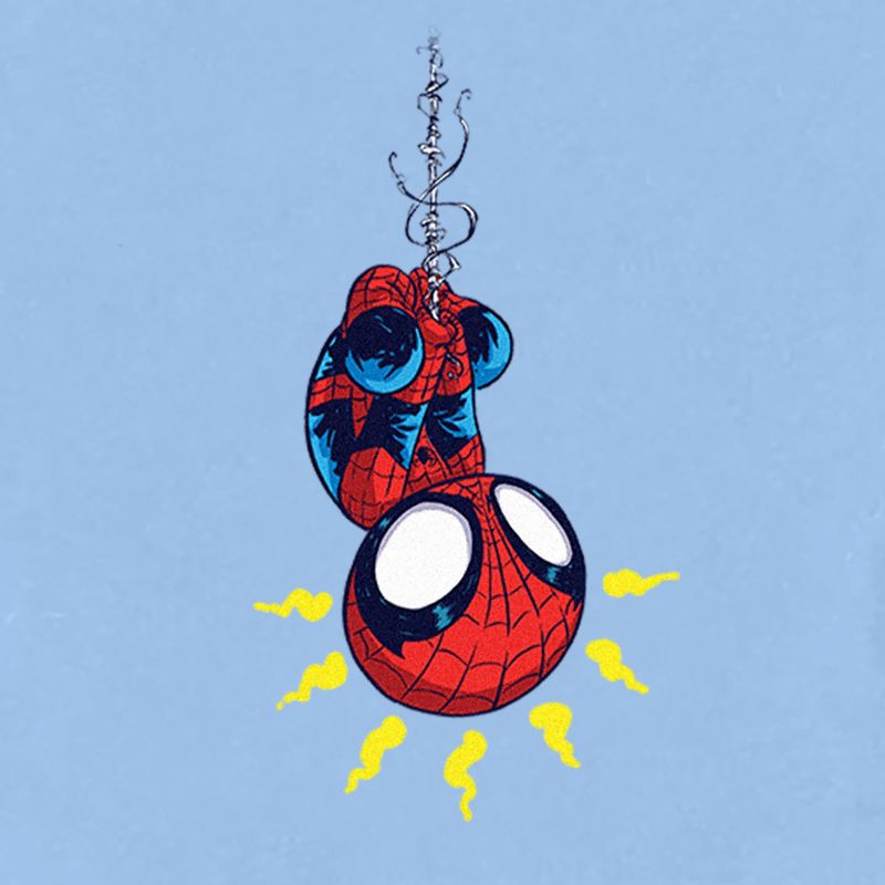 Marvel Chibi Spider-Man Hanging Upside Down T-Shirt, 2 of 4