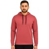 Burnside Men's Soft Midweight Hoodie Sweatshirt | Heather Red - 2 of 4