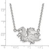Black Bow Jewelry Sterling Silver South Carolina Gamecocks NCAA Necklace 18 Inch - 2 of 4