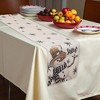 Unique Bargains Christmas Table Runner Green White Black 72"x13" 1 Pc - 2 of 4