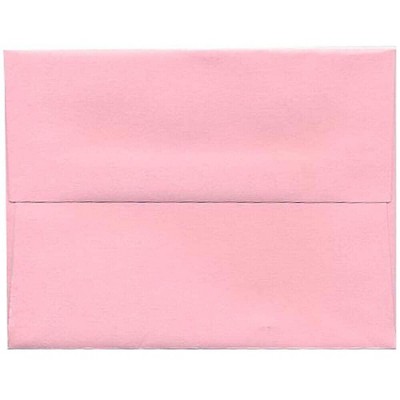 JAM Paper A2 Invitation Envelopes 4.375 x 5.75 Baby Pink 155623I