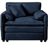 Kumasinova 41.73" Modern Sofa Chair,Modern Modular Chenille Armchair with Deep Seat,Toss Pillow,Iron Frame,Couch for Living Room,Bedroom,Apartment - 2 of 4