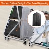Racxily 5Pcs 39" Garment Bags Hanging Suit Bags Covers Breathable with Full Zipper Transparent Window - 4 of 4
