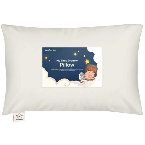 KeaBabies Toddler Pillow with Pillowcase, 13X18 Soft Organic Cotton Toddler Pillows for Sleeping, Kids Travel Pillow Age 2-5 - image 1 of 4