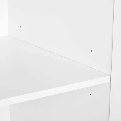 White Contemporary 2-Piece Modular Wardrobe Closet