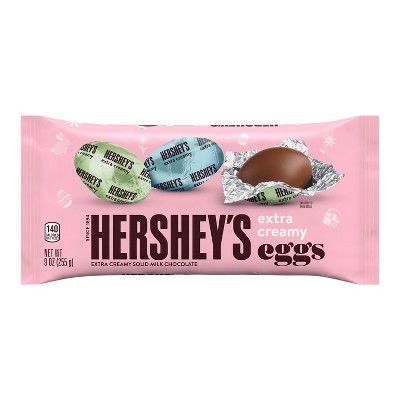 Hershey's Extra Creamy Milk Chocolate Easter Candy Eggs - 9oz