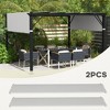 Aghana Digitals 10x10ft Pergola Canopy Replacement, 180g Polyester UV30+ Protection Shade Cover, - 3 of 4