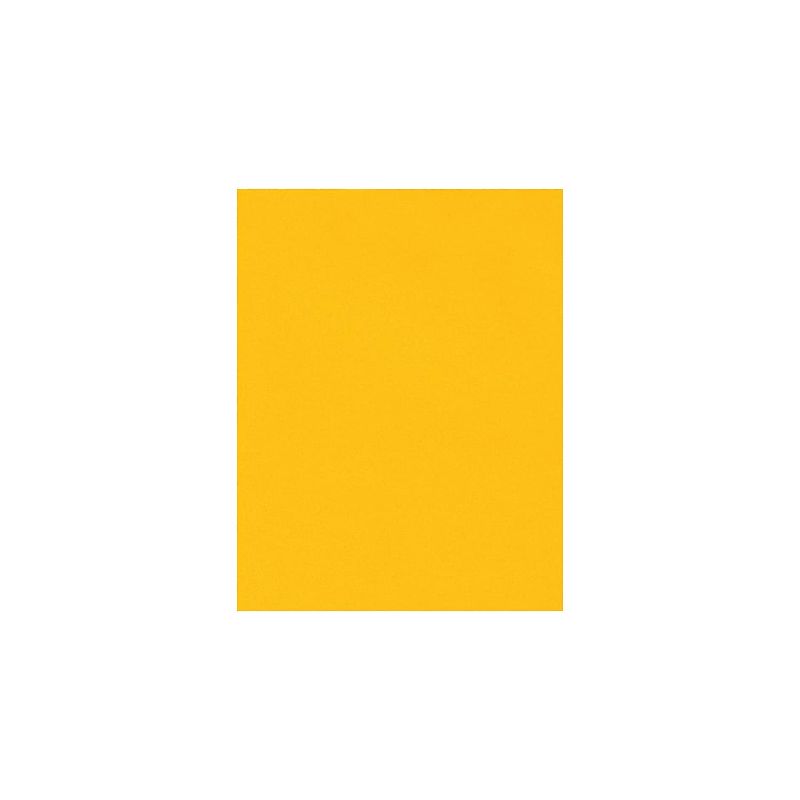 LUX Colored Paper 32 lbs. 8.5" x 11" Sunflower Yellow 50 Sheets/Pack (81211-P-84-50), 1 of 2