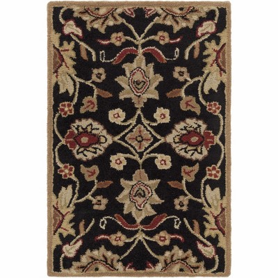 Hauteloom Conesus 1053 Hand Tufted Black Wool Rug