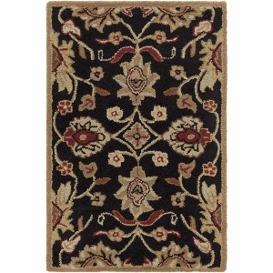 Hauteloom Conesus 1053 Hand Tufted Black Wool Rug - 1 of 4