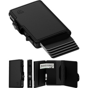 Mens Wallet Card Holder, Smart Pop Up RFID Blocking Wallet, Slim Minimalist Leather Front Pocket Card Case - 1 of 4