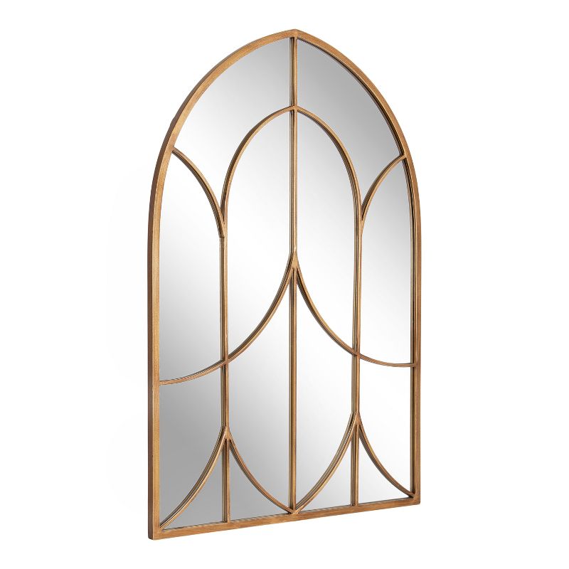 Kate and Laurel Larisa Framed Arch Mirror, 24x36, Gold, 1 of 10