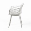 Set of 2 Poppy Dining Chair,white-Christopher Knight Home - 3 of 4