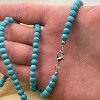 Donatello Gian Long 30 Inch Long Turquoise Ball Necklace - 2 of 2