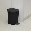 LunaLulinlk Black plastic indoor trash can - 2 of 4