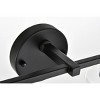 Elegant Lighting Mayson 4 light Black and Clear Bath Sconce - 4 of 4