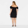 Women's Bow Short Sleeve Mini A-Line Dress - Wild Fable™ - 3 of 3