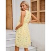 BILUEMING Womens Maternity Dress Sleeveless Dress High Waist Keyhole Back Dress Mocked Neck Mesh Dress - 4 of 4