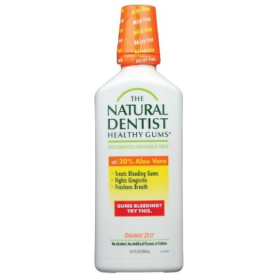 Natural Dentist Healthy Gums Antigingivitis Antiplaque Rinse - Orange ...