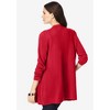 Roaman's Women's Plus Size Fine Gauge Handkerchief Hem Cardigan Sweater - 3 of 4