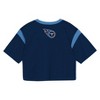 NFL Tennessee Titans Women's Short Sleeve Fashion Crop Jersey - 3 of 3