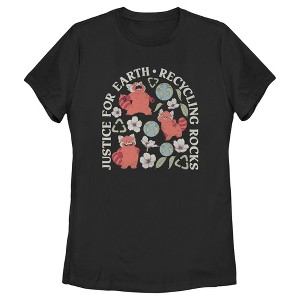 Women's Turning Red Recycling Rocks T-Shirt - 1 of 4