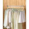 30-Pack Pants Hangers, 16.7-Inch Long Velvet Hangers with Adjustable Clips,  Heavy-Duty, Non-Slip Skirt Hangers, Velvet Pants Hangers - 3 of 4