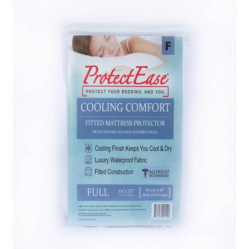 Cooling Comfort Luxury Mattress Protector - ProtectEase, 1 of 6