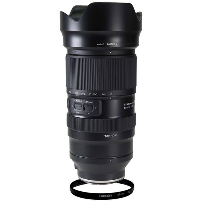 Tamron 50-400mm f/4.5-6.3 Di III VC VXD Lens for Sony E with Tamron 67UV 67mm UV Filter