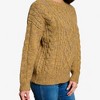 Amaryllis Women's Cable Knit Sweater Crewneck Long Sleeves Ribbed Hem Relaxed Fit Cozy Pullover for Everyday Casual Wear - 4 of 4