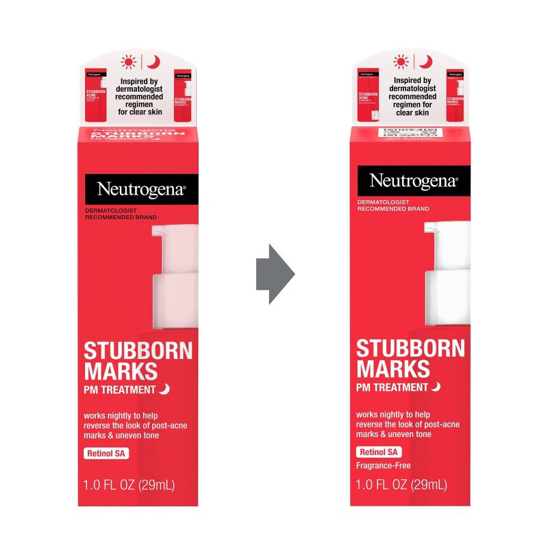 Neutrogena Stubborn Marks Night Treatment Retinol Serum - Fragrance Free - 1.0 fl oz, 4 of 23