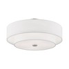 Livex Lighting Claremont 4 - Light Semi-Flush Mount in  Brushed Nickel - 4 of 4