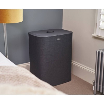 Joseph Joseph 90L Tota Laundry Separation Basket Carbon Black: J&J Hamper, Built-In Handles, Multipurpose, Polyester, 5 of 9