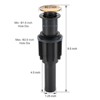 WOWOW Pop Up Drain without Overflow for Bathroom Faucet in Brushed Nickel - 4 of 4