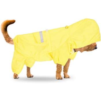 Okuna Outpost Dog Raincoat for Medium Dogs, Yellow Coat