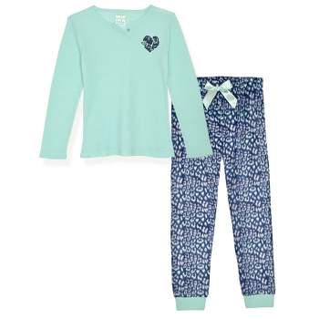 4-Piece 100% Organic Cotton Rib Knit Pajama Sets for Boys & Girls