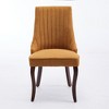 Dining Chairs Set Of 2, Upholstered Dining Chair With High Backrest, High Rebound Sponge, Triple Elastic Structure, Kitchen Dining Chair - 4 of 4