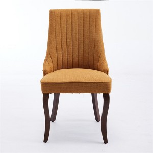 Dining Chairs, Upholstered Dining Chairs, Fabric Side Chairs Dining Room Chairs with Solid Wood Legs for Dining Room, Kitchen, Living Room, Set of 2 - 1 of 4