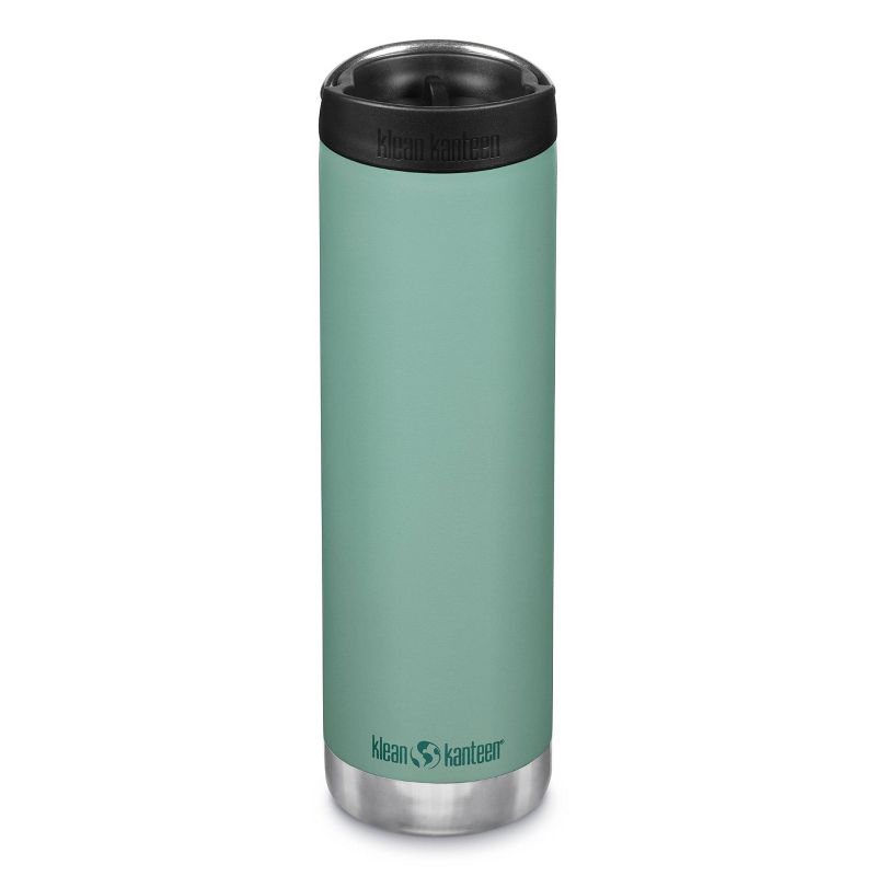 Klean Kanteen 20oz Stainless Steel TKWide Water Bottle with Cafe Cap - Beryl Green, 1 of 5