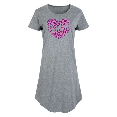Women's - Barbie - Leopard Heart with Logo