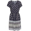 Women's V-Neck Patterned Dress - LASCANA - 4 of 4