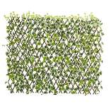 Nearly Natural 39-in English Ivy Expandable Fence UV Resistant & Waterproof