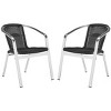 Wrangell Stackable Arm Chair - Indoor/Outdoor - FOX5207 - Safavieh - image 2 of 4