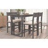 NicBex Dining Table Set for 4 Kitchen Table Farmhouse Counter Height Kitchen Table Set with 4 Upholstered Dining Chairs for Small Places - 3 of 4
