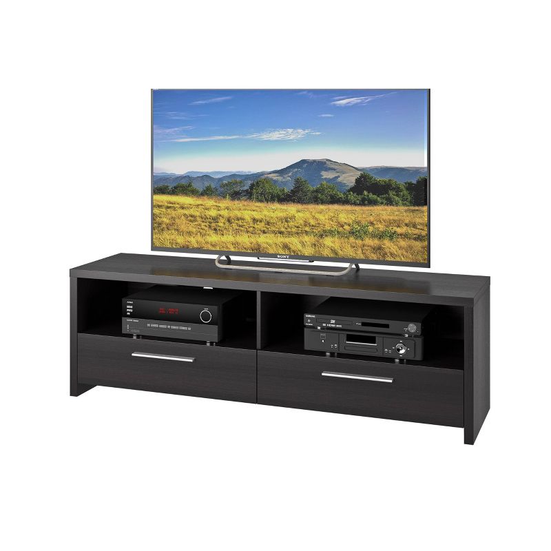 Fernbrook TV Stand for TVs up to 75&#34; with Drawer Black - CorLiving, 2 of 4